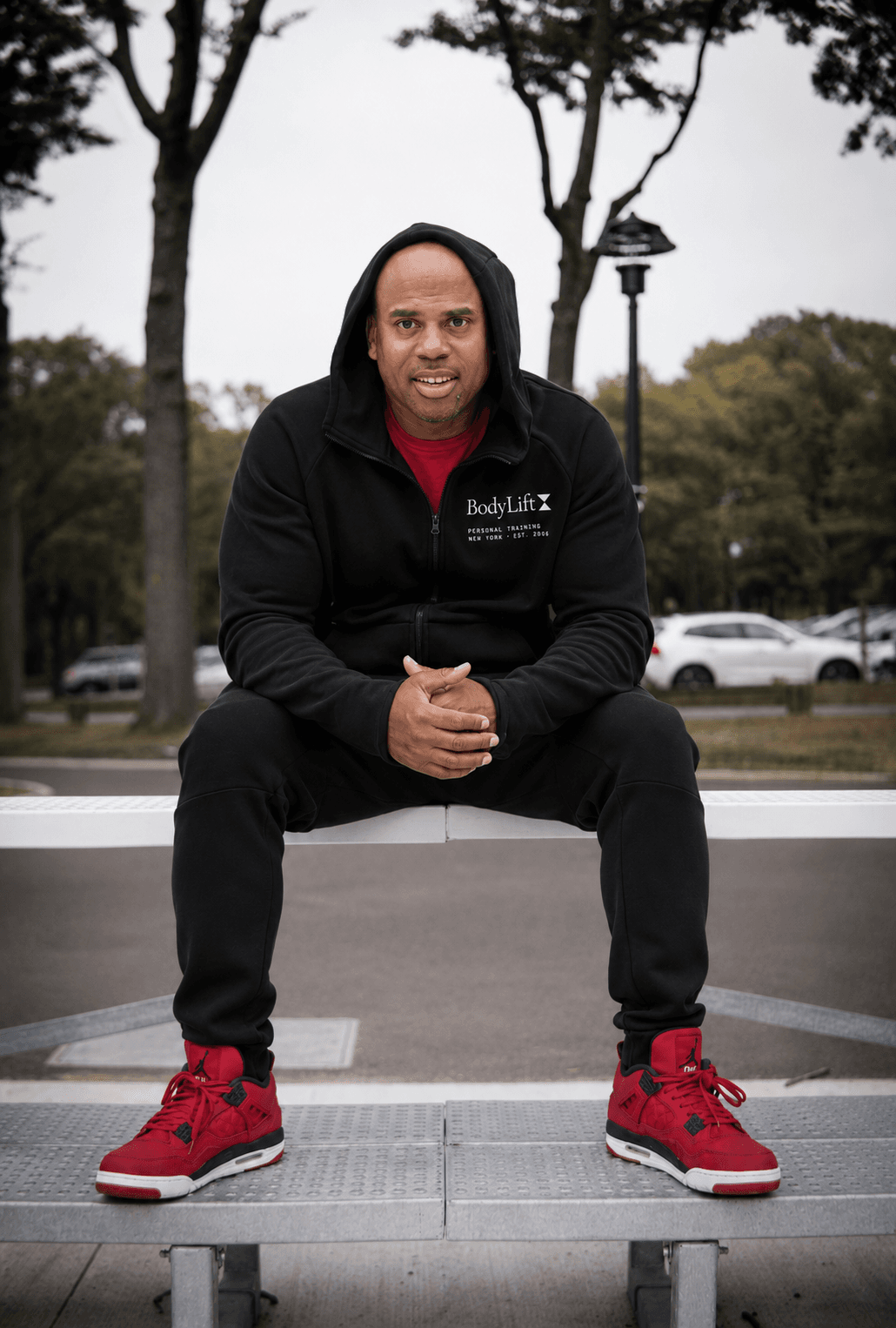 Andre Wilkins, photographed in BodyLift gear